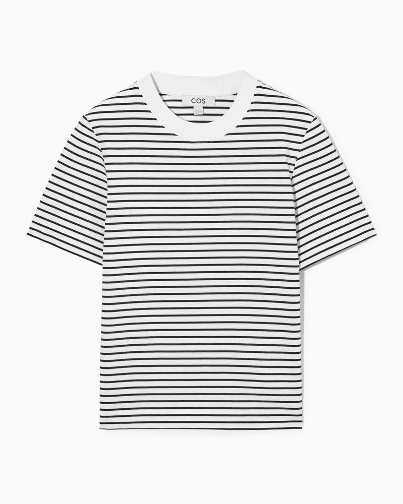 COS Schlichtes T-Shirt Mit Normaler Passform Beige