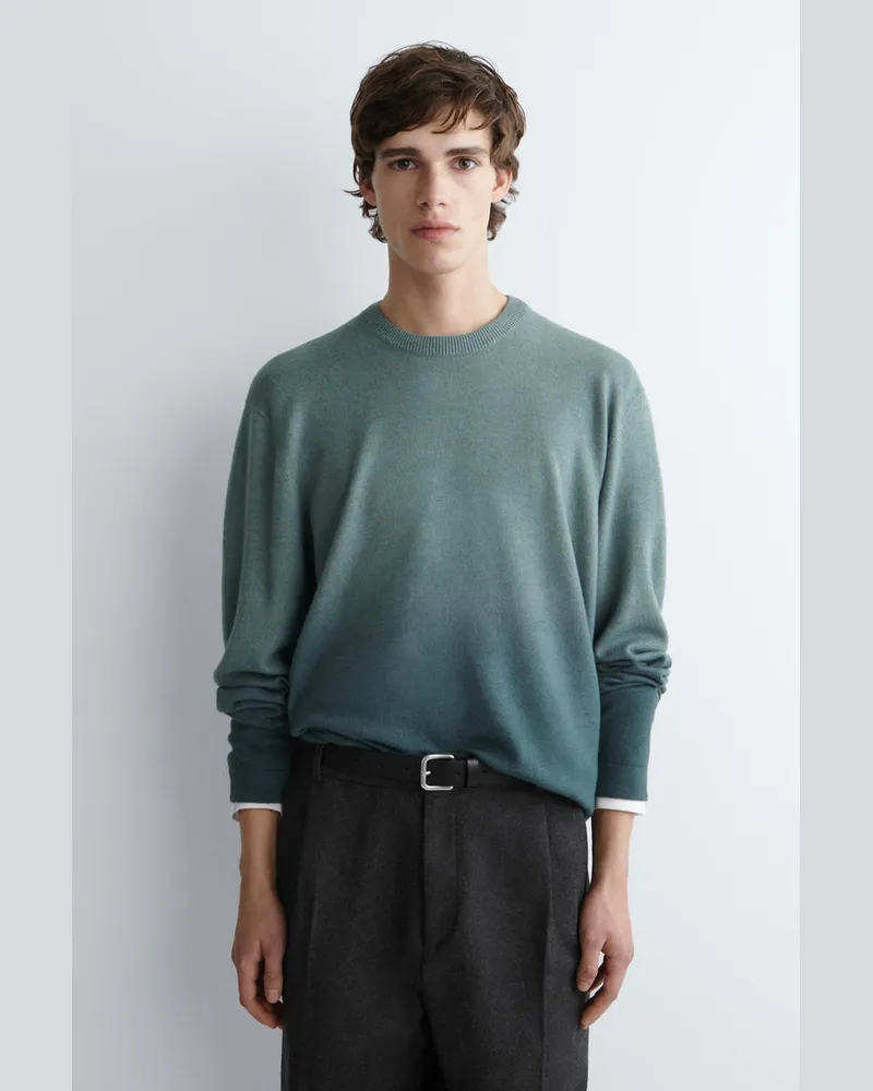 COS Ombr Wool-Cashmere Jumper Blau