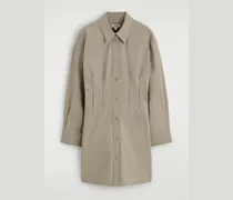 Hemdkleid Aus Baumwolle Mit Gürtel
