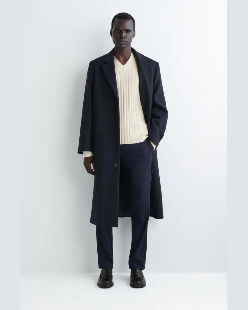 COS Baumwollhose Mit Schmalem Bein Blau