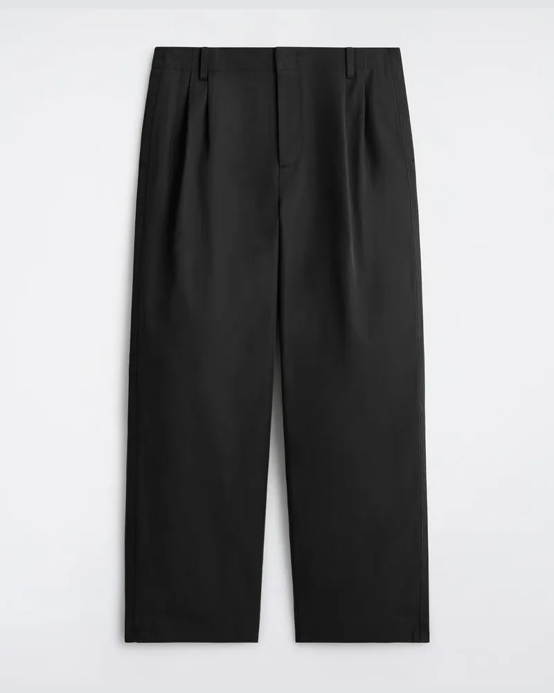 COS Hose Mit Weitem Bein Und Bügelfalten Schwarz