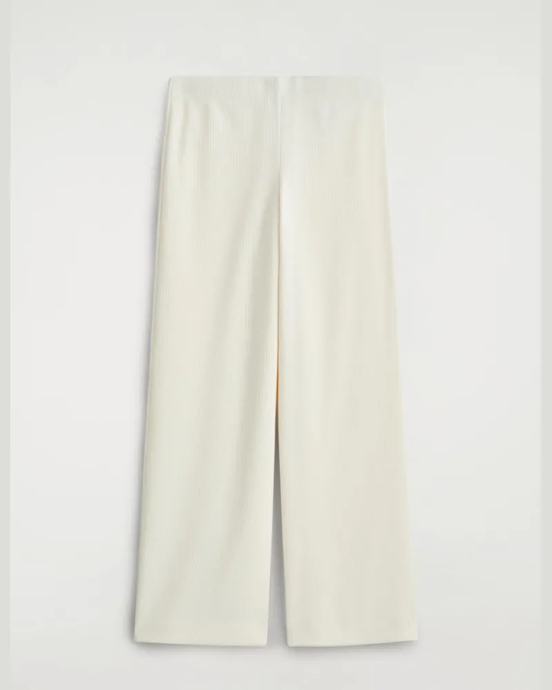 COS Cordhose Mit Weitem Bein Weiß