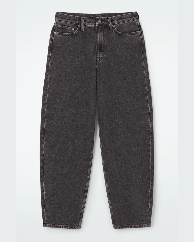 COS Arch Schmal Zulaufende Jeans Schwarz
