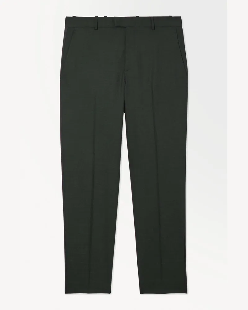 COS Die Smokinghose Aus Wolle Grün