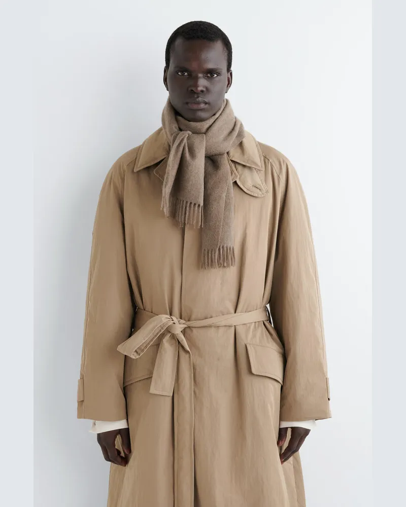 COS Kaschmirschal Braun