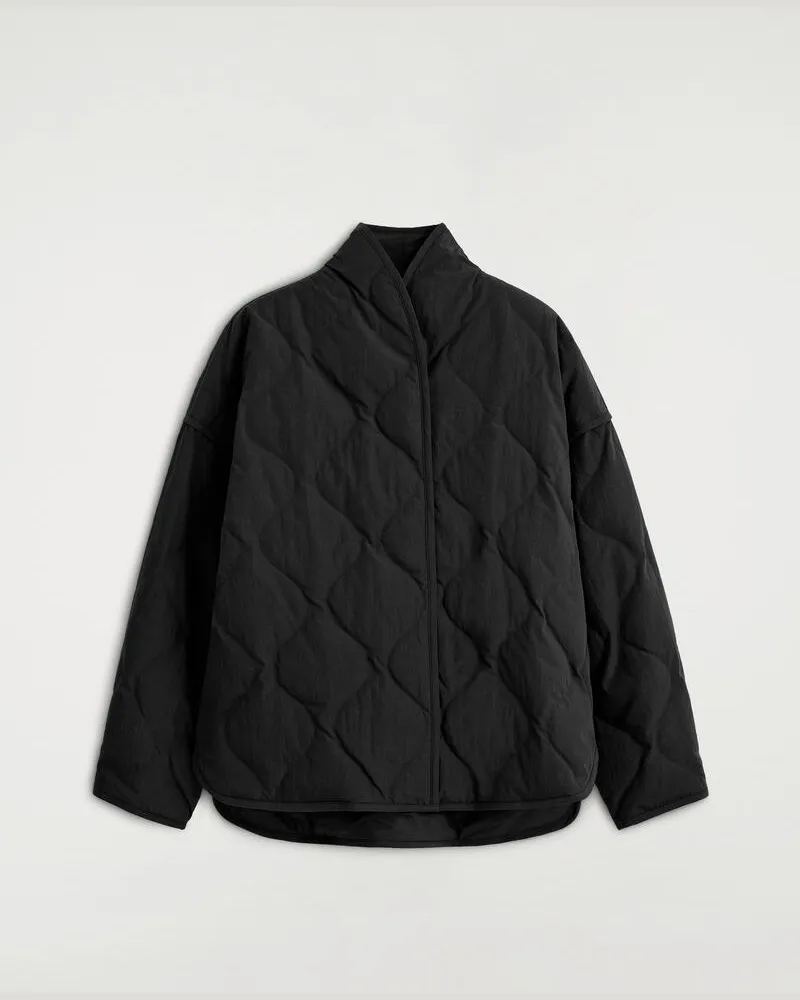 COS Steppjacke Mit Schalkragen Schwarz