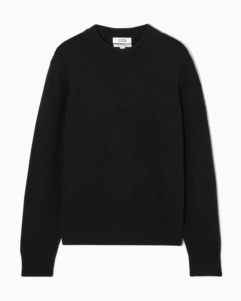 COS Pullover Aus Kaschmir Schwarz