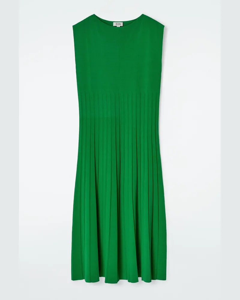 COS Maxikleid Mit Falten Grün