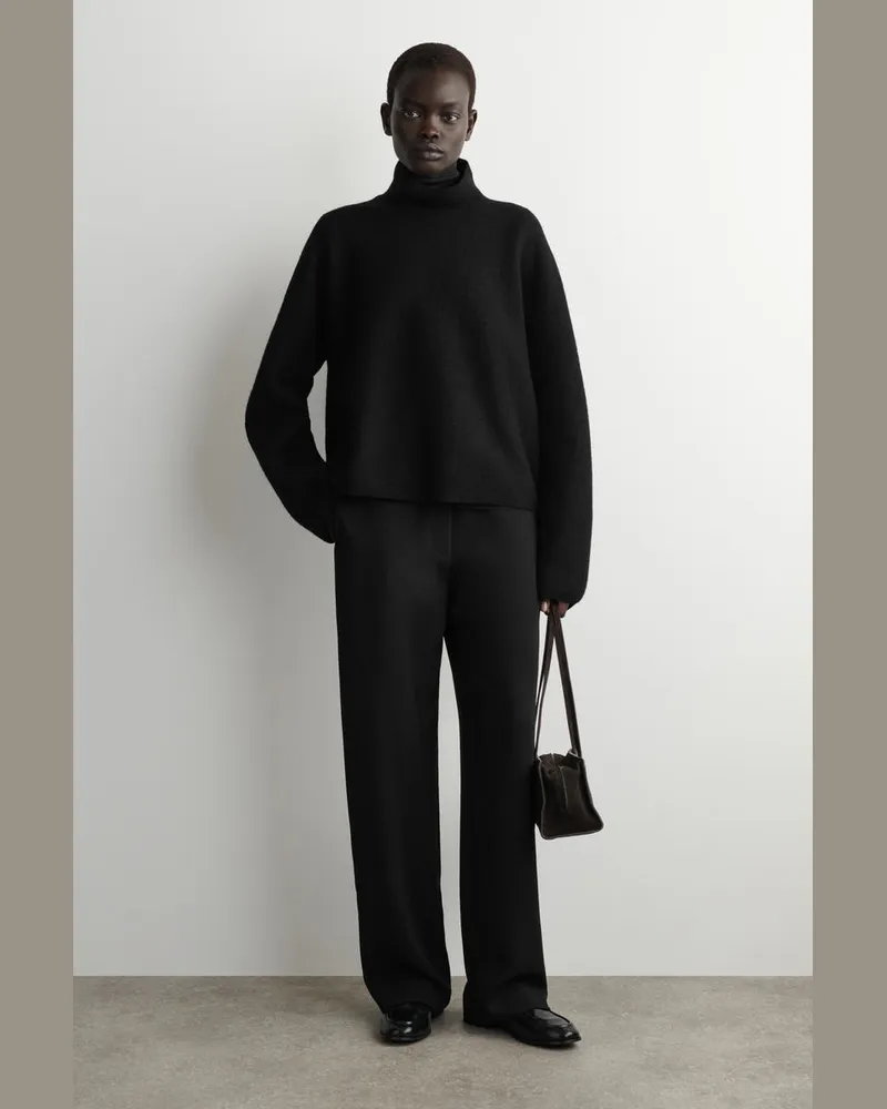 COS Elegante Hose Mit Geradem Bein Schwarz