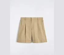 Chinoshorts Aus Baumwoll-Twill