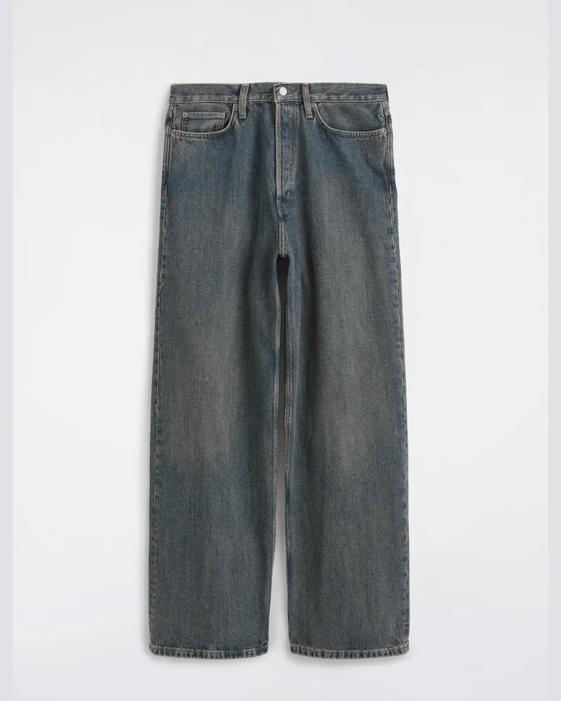 COS Fold Lockere Jeans Mit Weitem Bein Blau