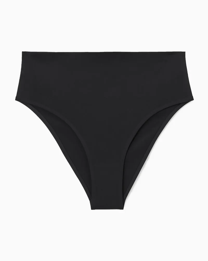 COS Scuba-Bikinihose Mit Hohem Bund Schwarz