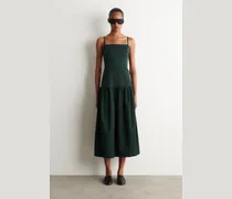 Kleid Mit Niedriger Taille Und Polka-Dots