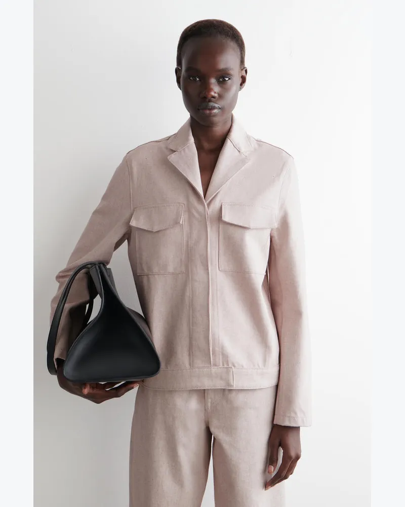 COS Jeansjacke Im Utility-Stil Rosa