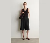 Utility-Bermudashorts Aus Leinen