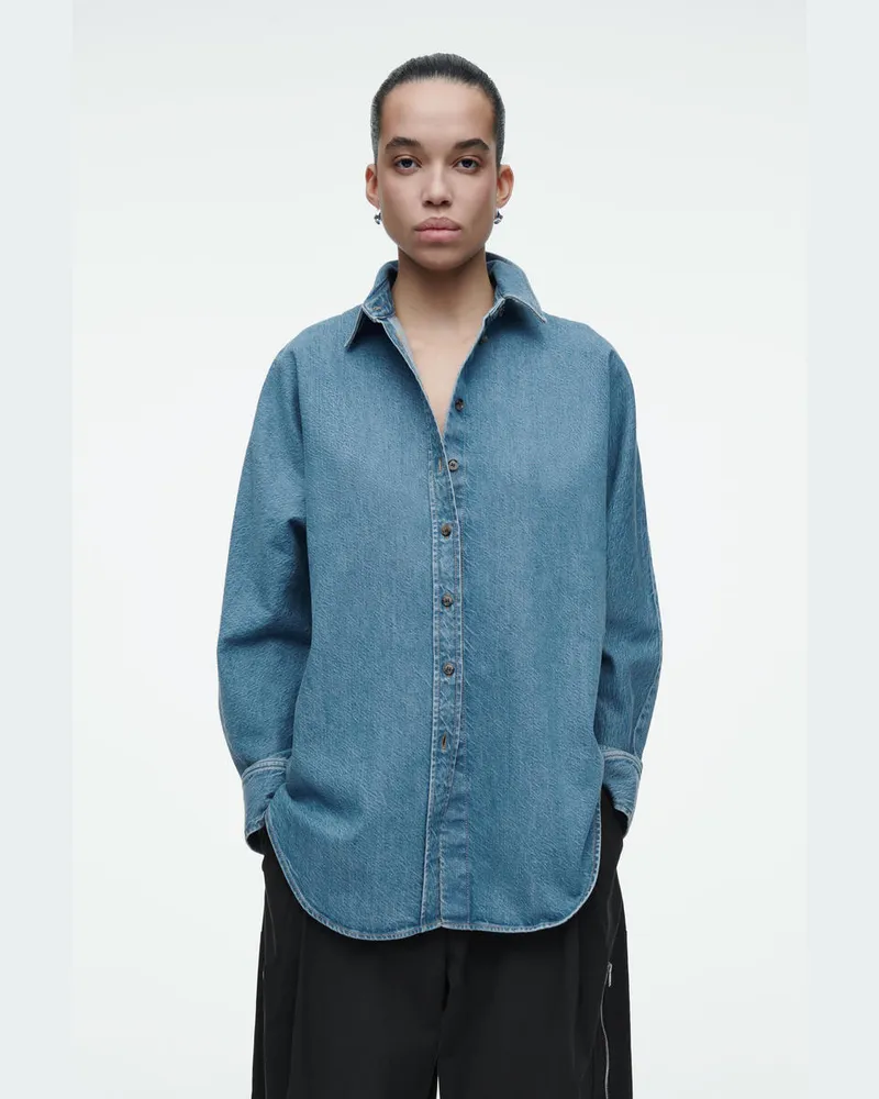 COS Jeanshemd Mit Lockerer Passform Blau