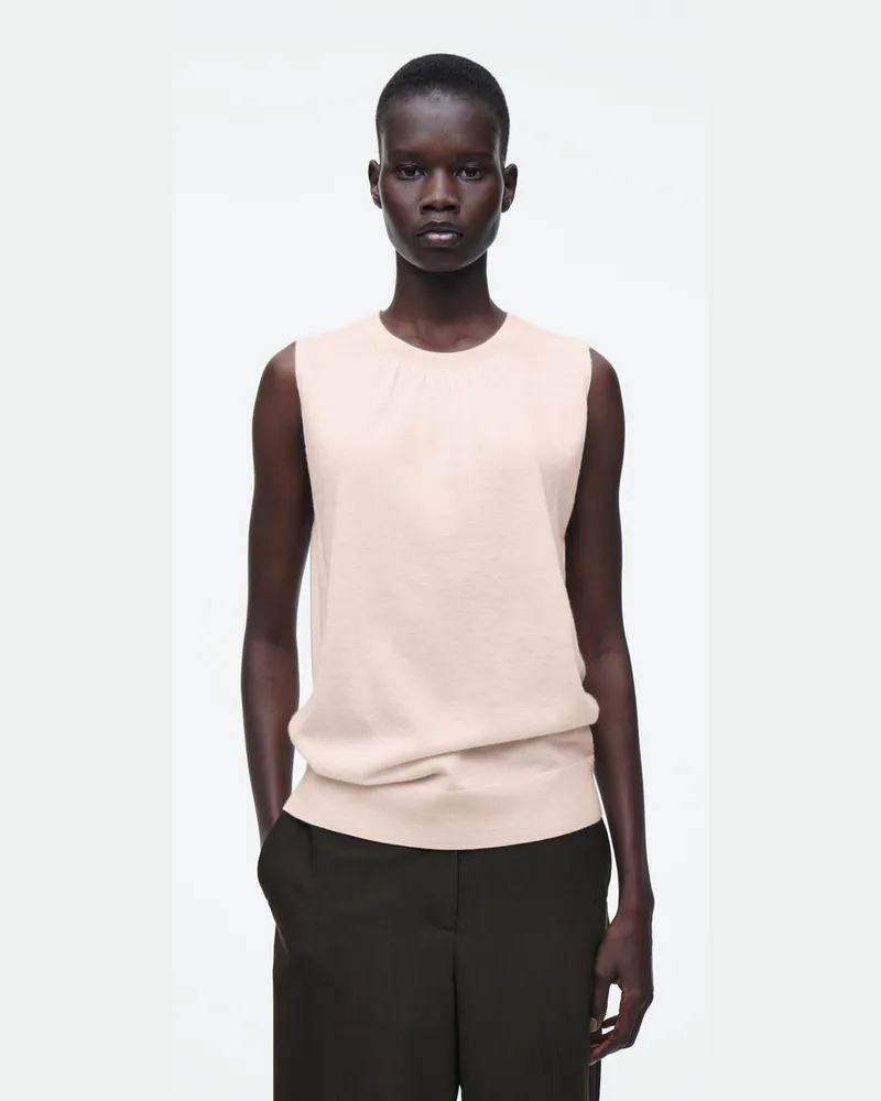 COS Pullunder Aus Feinem Kaschmir Beige