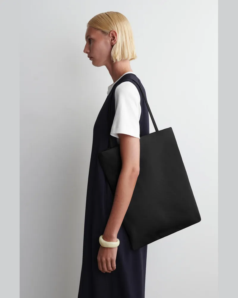 COS Archive Tote Bag - Nylon Schwarz