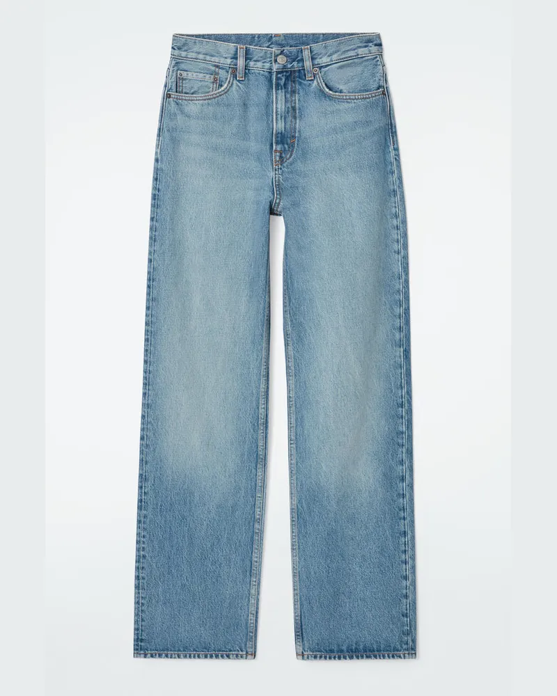 COS Column Jeans Mit Geradem Bein Blau