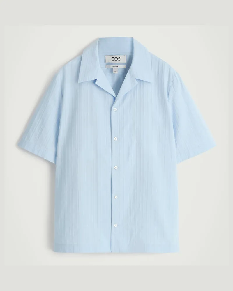 COS Hemd Mit Reverskragen Blau