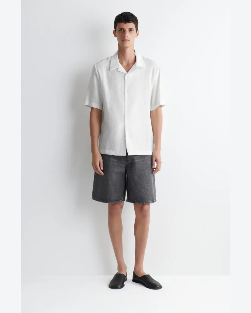 COS Rider Jeansshorts Mit Lockerer Passform Schwarz