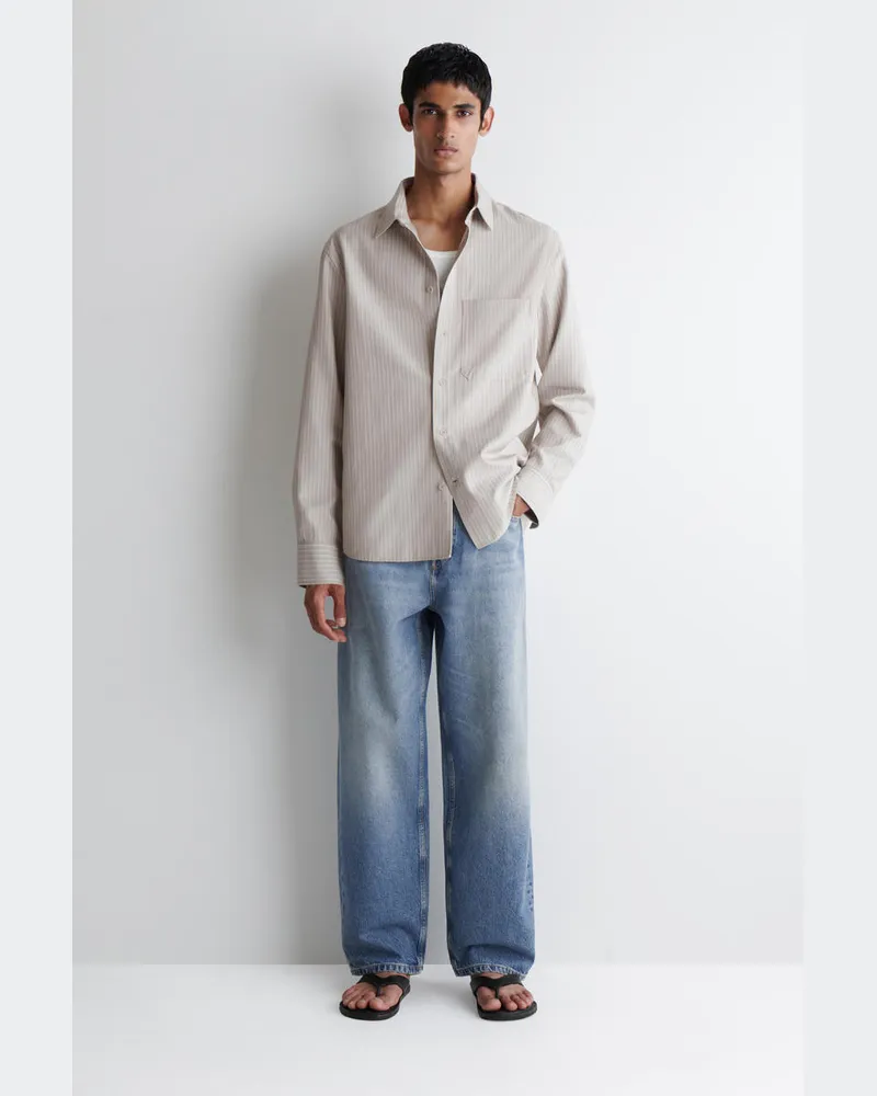 COS Rider Jeans Mit Geradem Bein Blau