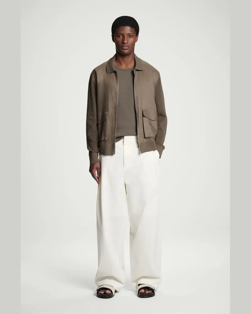 COS Sandalen Aus Leinen Mit Zwei Riemen Beige