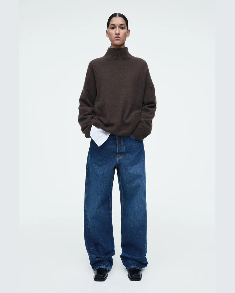 COS Facade Jeans Mit Geradem Bein Blau