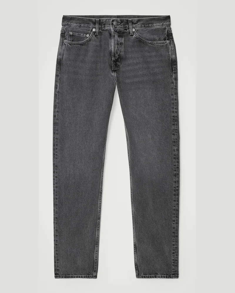 COS Pillar Jeans Mit Schmal Zulaufendem Bein Schwarz