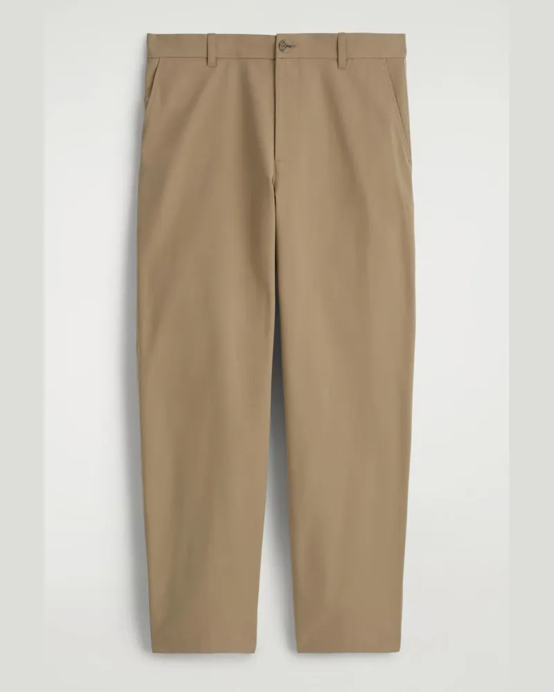 COS Chinohose Aus Baumwolle Mit Geradem Bein Beige