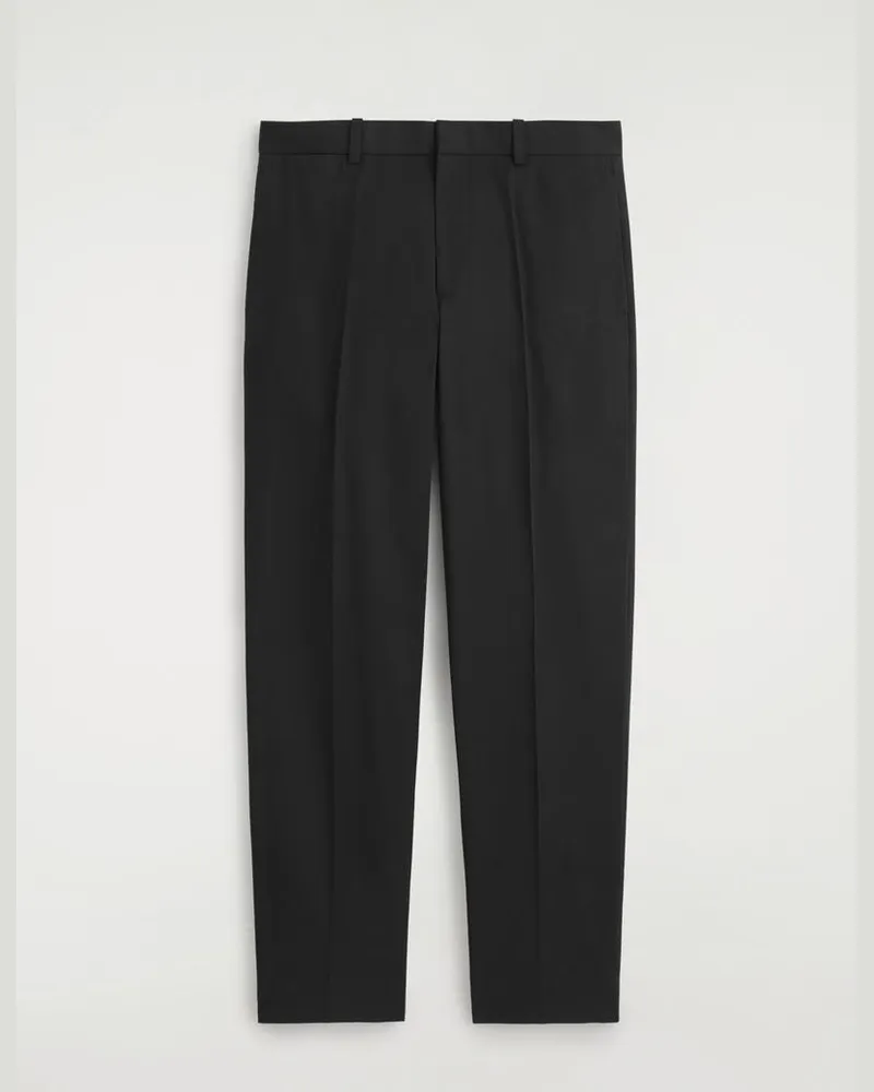 COS Chinohose Aus Baumwolle Mit Geradem Bein Schwarz