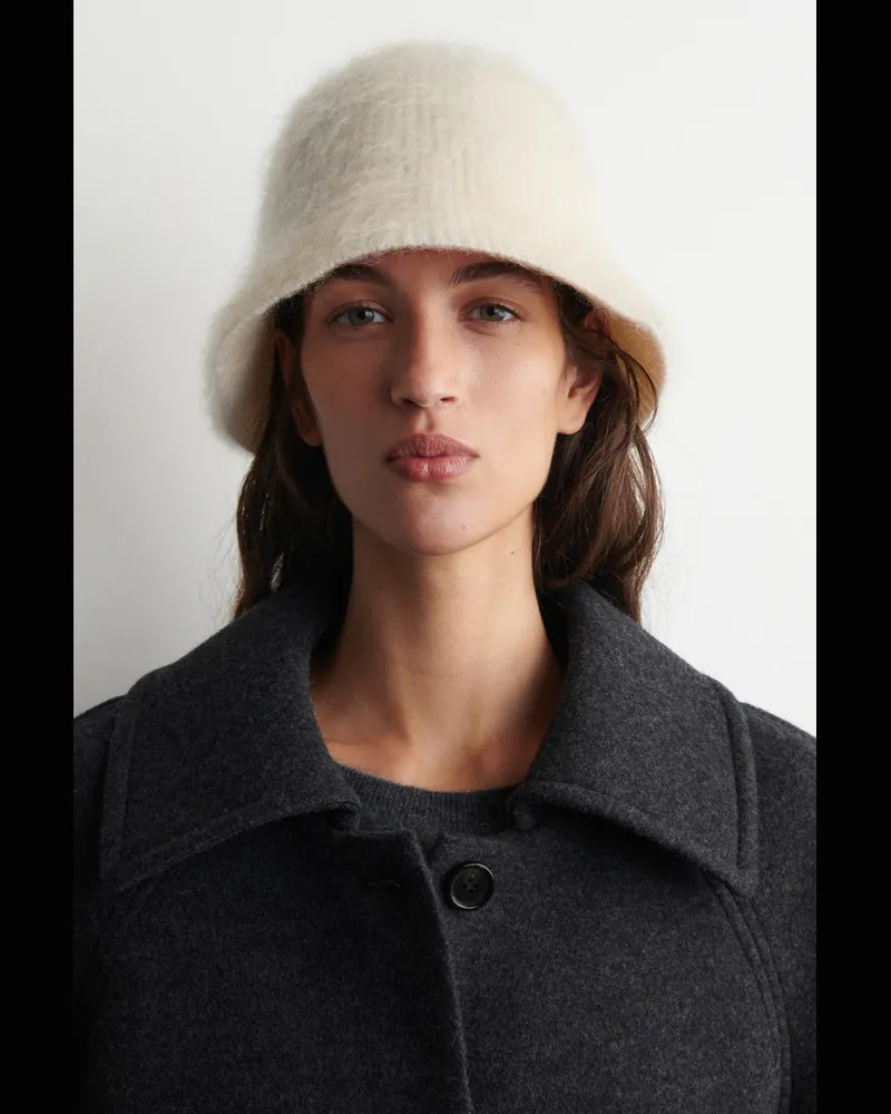 COS Fischerhut Aus Mohairwolle Beige