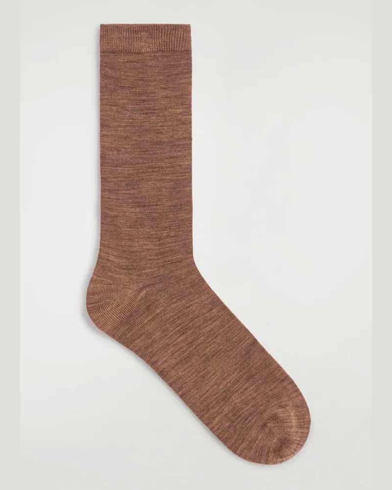 COS Wollsocken Braun
