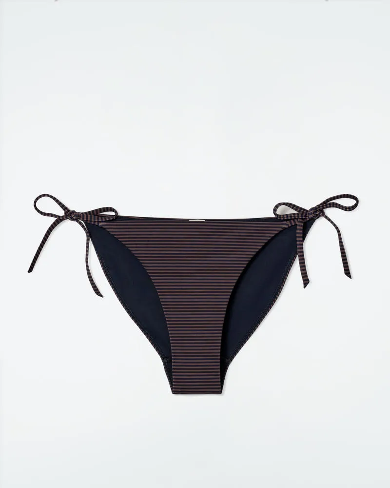 COS Bikinihose Zum Binden Braun