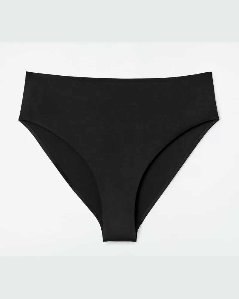 COS Scuba-Bikinihose Mit Hohem Bund Schwarz