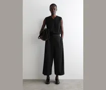 Culottes Aus Merinowoll-Mix Mit Falten
