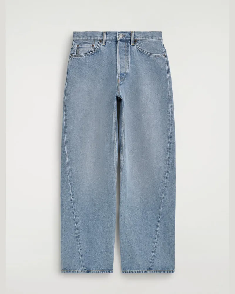 COS Facade Jeans Mit Geradem Bein Blau