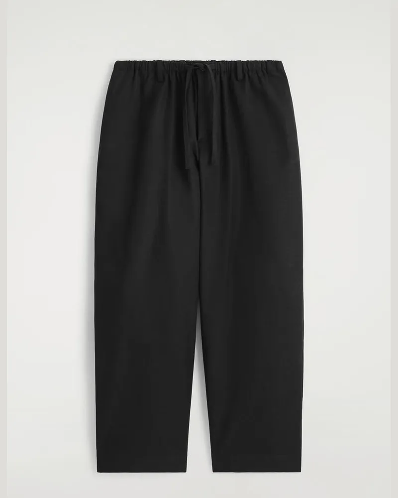 COS Hose Mit Kordelzugbund Und Barrel-Bein Schwarz