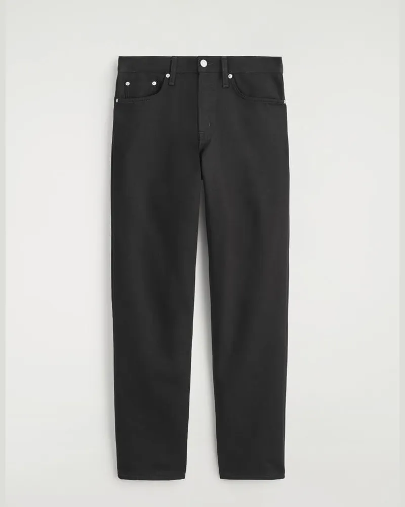COS Signature Jeans Mit Geradem Bein Schwarz