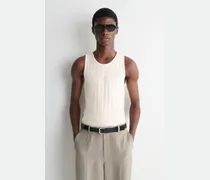 Schmal Geschnittenes Tanktop Aus Baumwolle
