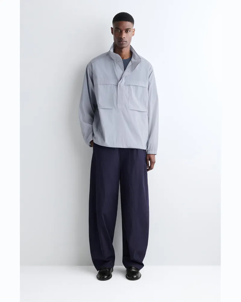 COS Wasserfester Anorak Mit Oversized-Passform Blau