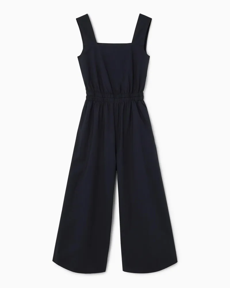 COS Jumpsuit Mit Raffungen Und Rückenausschnitt Blau