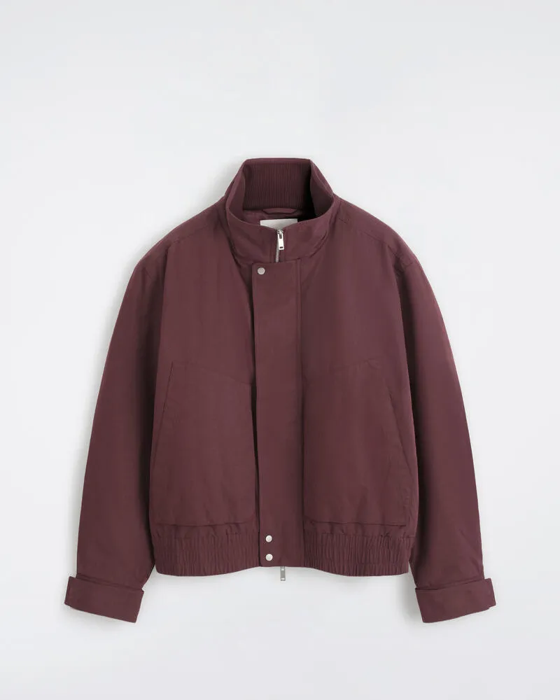 COS Wattierte Bomberjacke Mit Stehkragen Rot