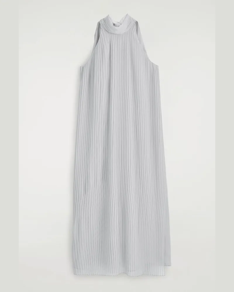 COS Maxikleid Mit Neckholder Und Falten Türkis