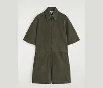 Playsuit Aus Veloursleder