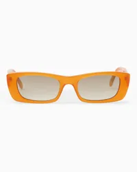 Cos Schmale Cat-Eye-Sonnenbrille Orange