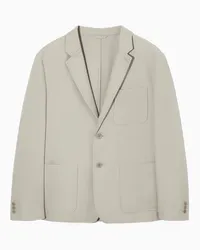 COS Twill-Blazer Mit Normaler Passform Beige