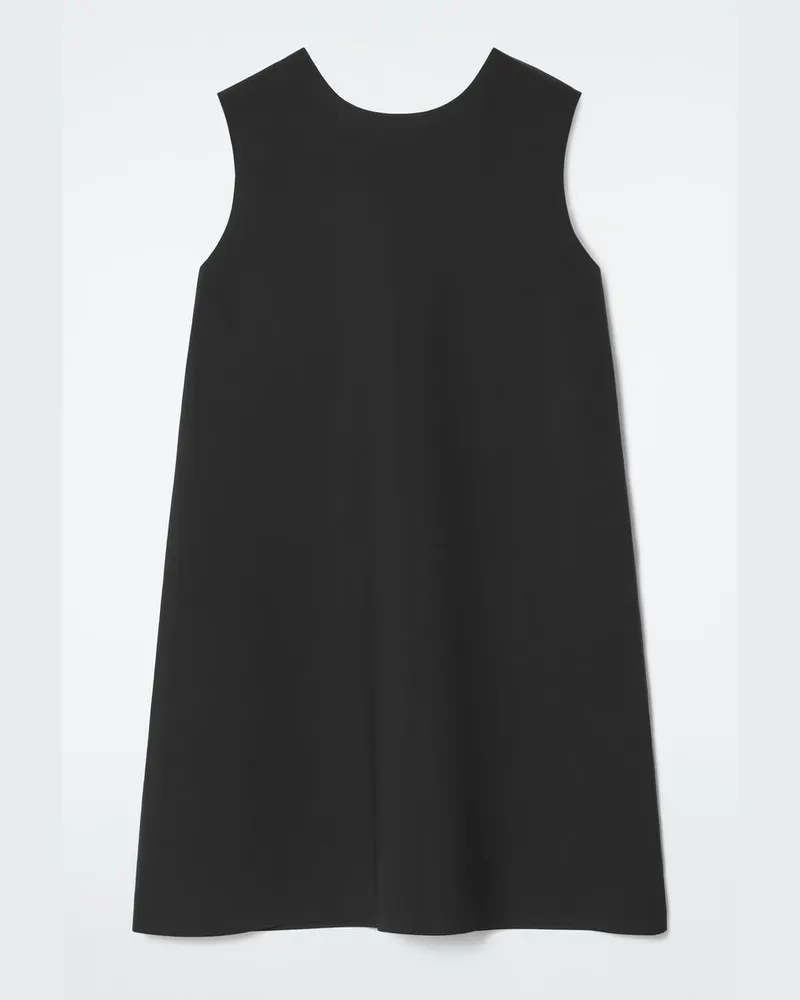 COS A-Linien-Minikleid Aus Scuba Schwarz