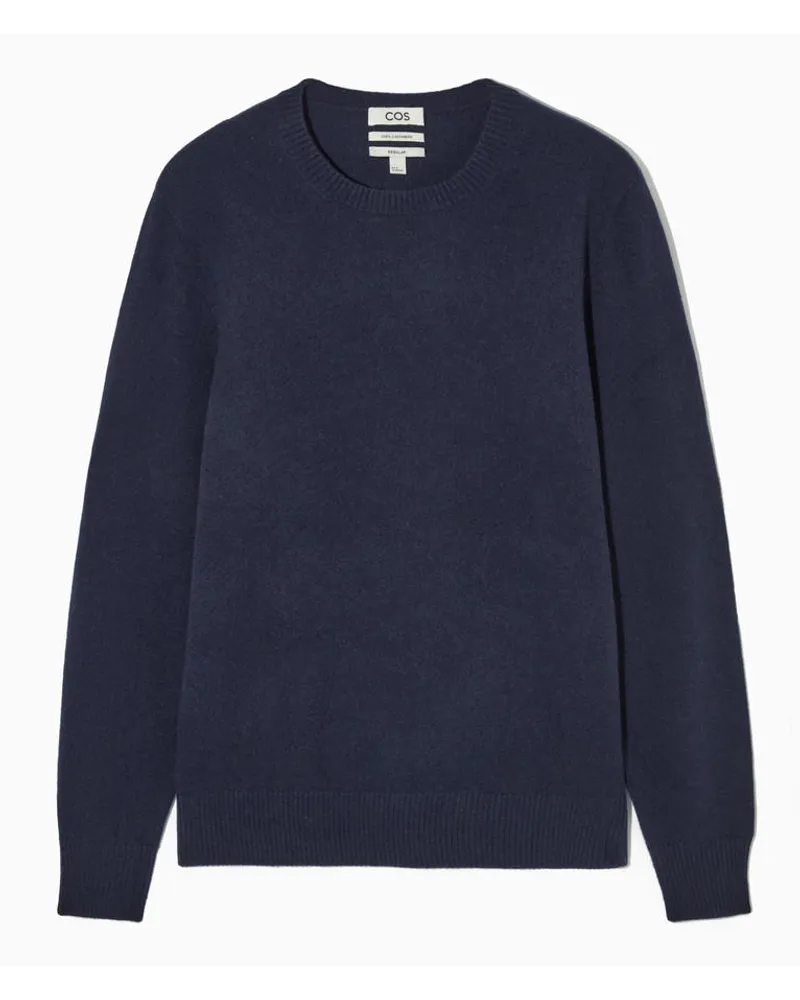 Cos Kaschmirpullover Navyblau