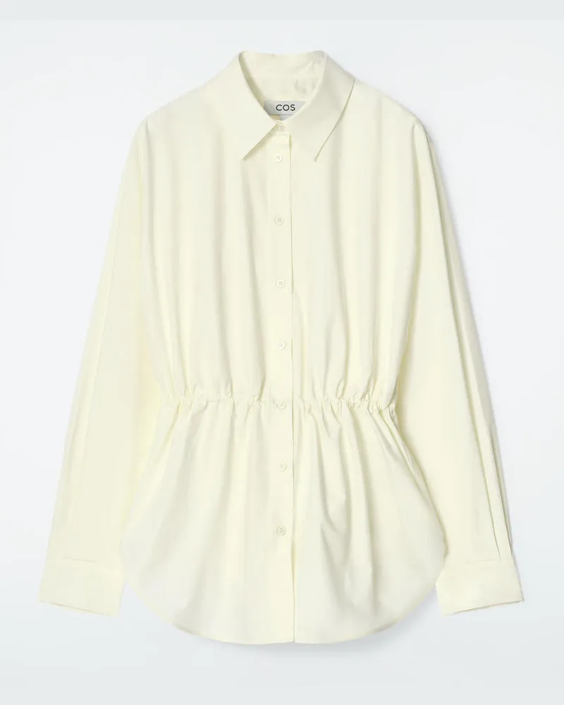 COS Hemd Mit Kordelzug An Der Taille Gelb